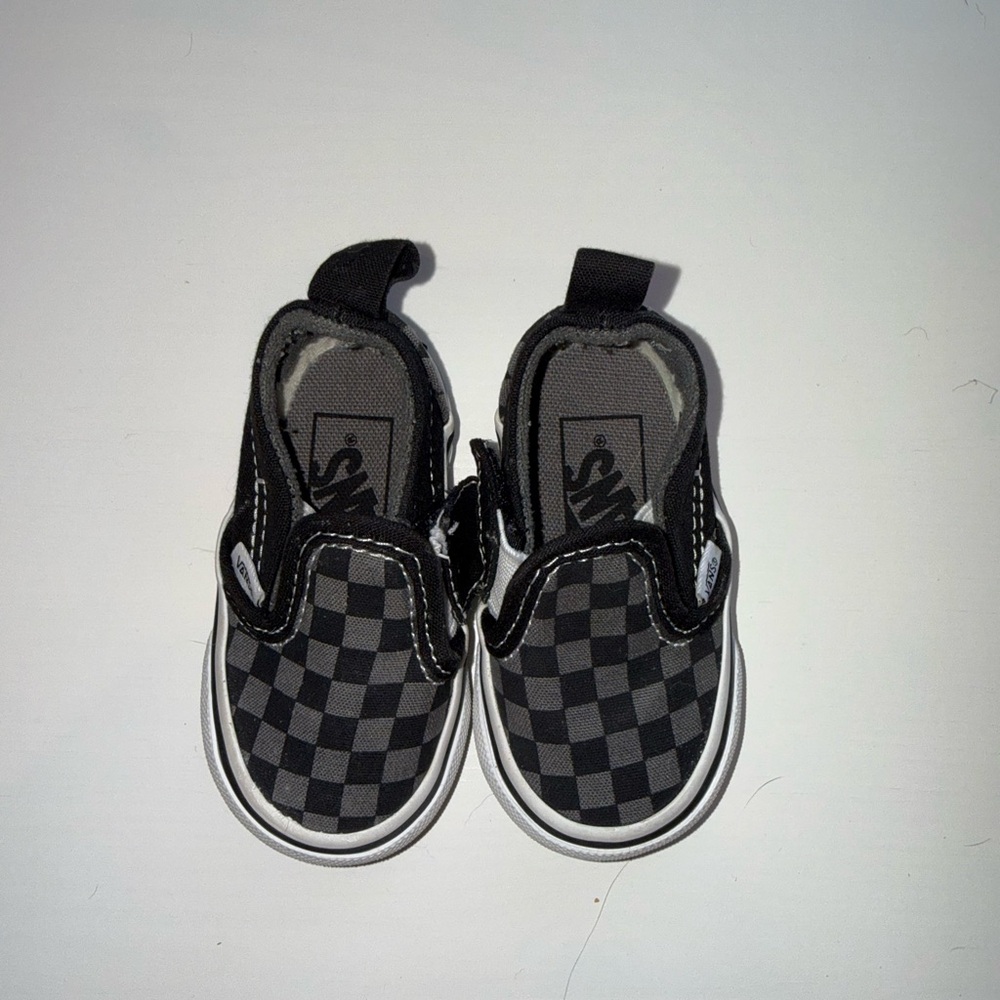 Toddler Classic Slip-On V Checkerboard Shoe